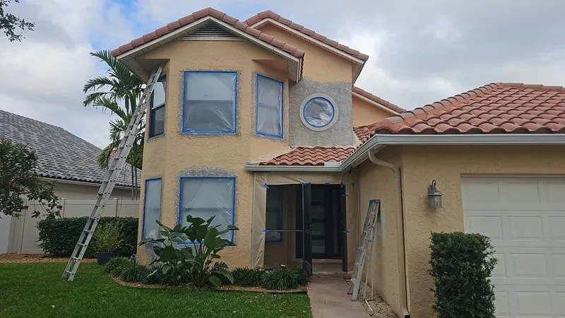 Exterior surface preparation before painting
