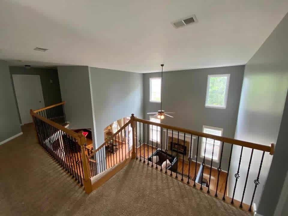 Interior repaint of a residential room in South Florida